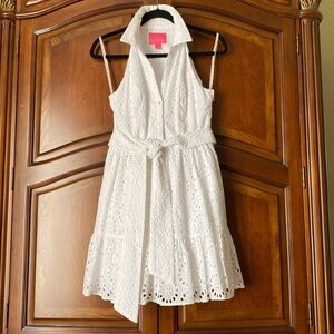 Lilly Pulitzer white eyelet dress, size 2.